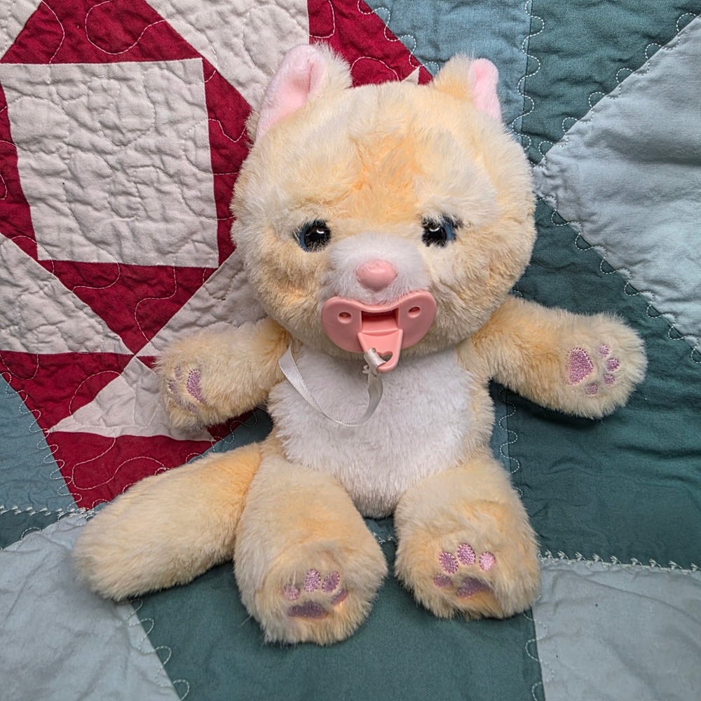 Little Live Pets Cozy Dozys Daisy The Cat Kitten Plush Interactive Toy Orange